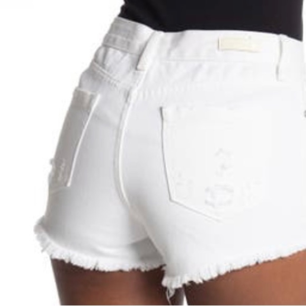 High Rise Distressed Shorts - Picture 2 of 3